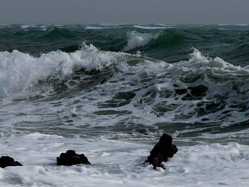 sea, nature, waves, storm, swell, atlantic, spain